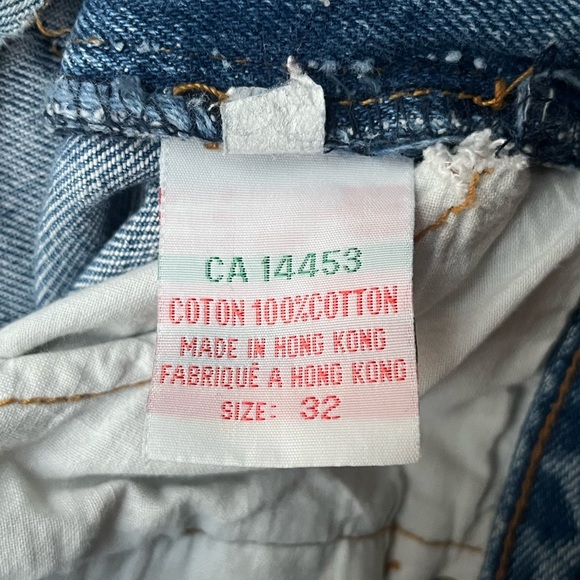 Vintage Sargent Pepper Cutoff Jean Shorts - Picture 3 of 4